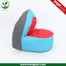 unique design colorful kids relaxing beanbag chair shark shaped bean bag